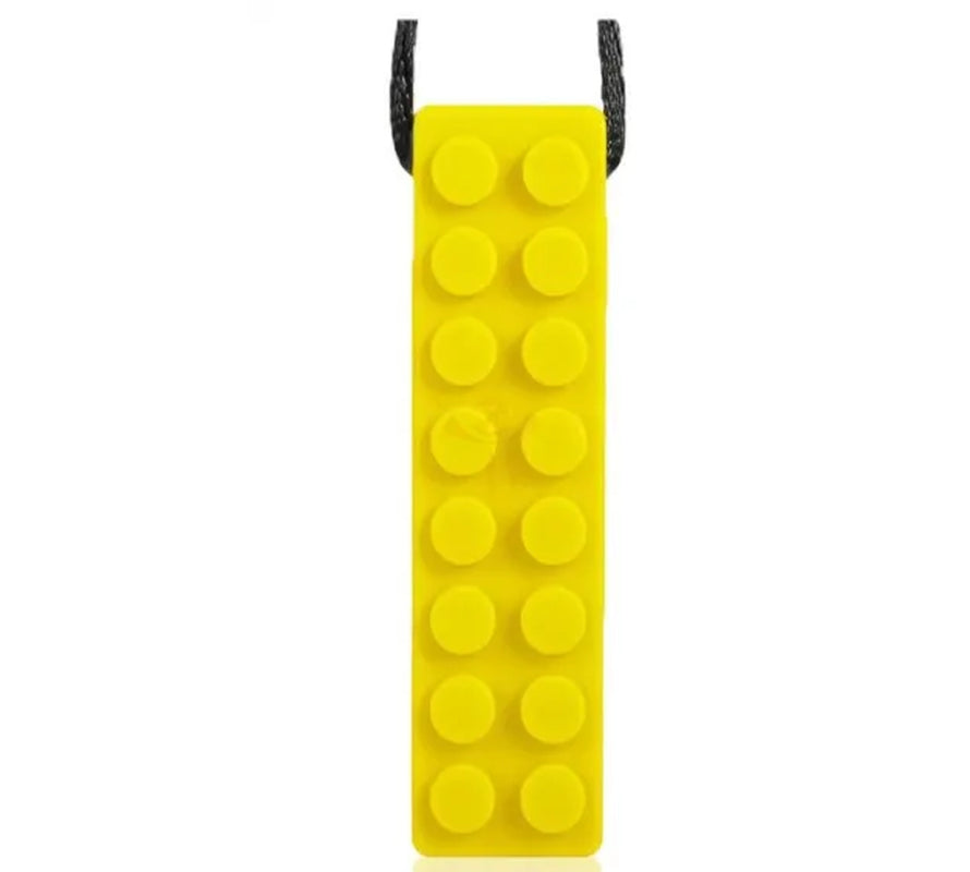 Baby Safe Silicone Brick Teether - Sensory Chew Toys for Teething Relief
