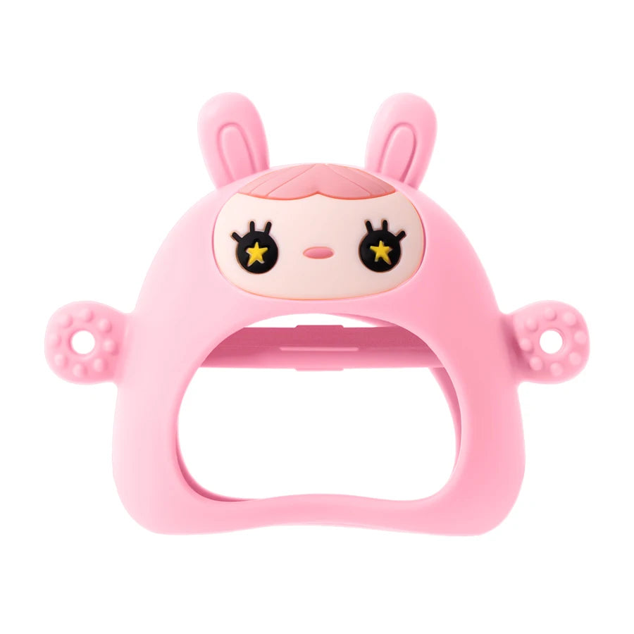 Color Kids Silicone Teether Toy BPA Free Baby 0-12 Toys Teething Gloves Sensory Toys for Kid Silicone Animal Soothing Molar Toys
