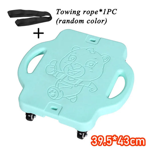 Montessori Sensory Integration Children Toys Mute Four-Wheeled Scooter Balance Training Outdoor Sports Teaching Aid Sensory Toys