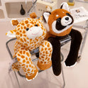 Long Arm Animal Weighted Stuffed Animal Soft Lazy Fluffy Plush Animal Plush Raccoon Koala Bear Giraffe Stuffed Plush Soft Pillow