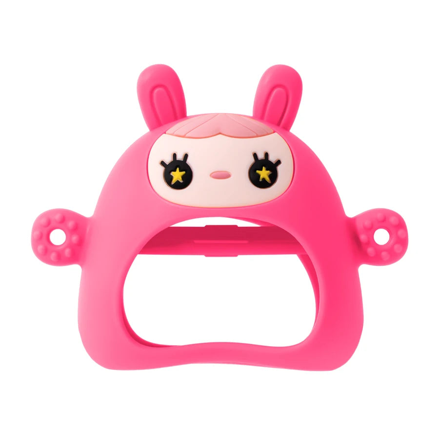 Color Kids Silicone Teether Toy BPA Free Baby 0-12 Toys Teething Gloves Sensory Toys for Kid Silicone Animal Soothing Molar Toys