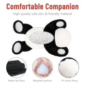 Top view of the Niuniu Daddy 20 Weighted Stuffed Animal—features soft rabbit-like fur, PP cotton filling, and weighted particles. Comfortable companion, safe skin-friendly material—perfect as plush toy pillow or gift for all ages.