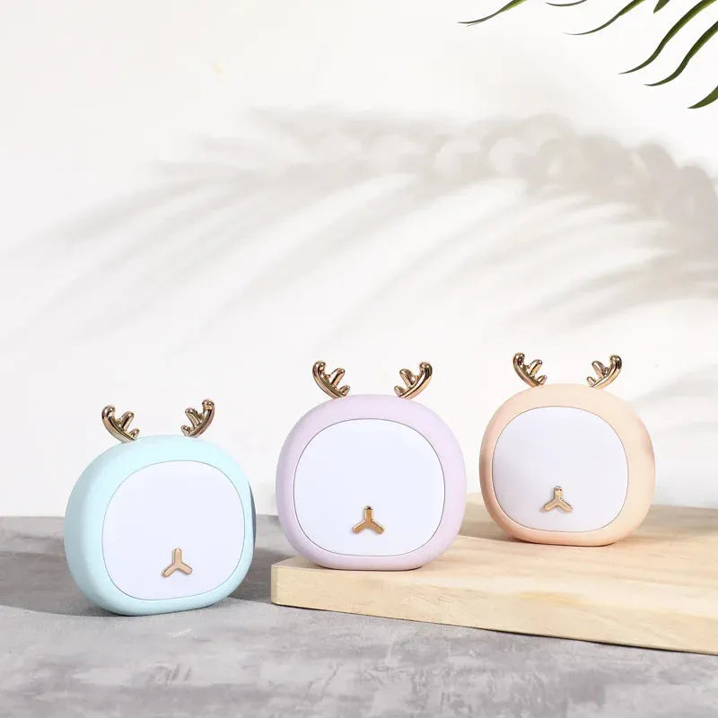 Adorable Rechargeable Deer and Bunny Night Light for Kids – Touch Control Table and Bedside Lamp with Adjustable Brightness