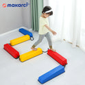 Kids' Log Balance Beam Set - Stepping Stones for Sensory Integration and Balance Skills Development, Indoor & Outdoor Play