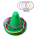 Kids Balance Training Unicorner Chair with Throwing Ring - Fun Sensory Game for Developing Perception and Coordination