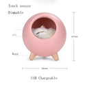 Adorable Touch Sensor LED Night Light - Playful Animal Design for Kids' Rooms and Desks, USB Rechargeable Mini Lamp