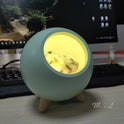 Adorable Touch Sensor LED Night Light - Playful Animal Design for Kids' Rooms and Desks, USB Rechargeable Mini Lamp