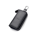 The ONO Roller Premium Keychain Case is a black leather zippered pouch with a metal clasp and embossed ONO logo, shown on a white background.