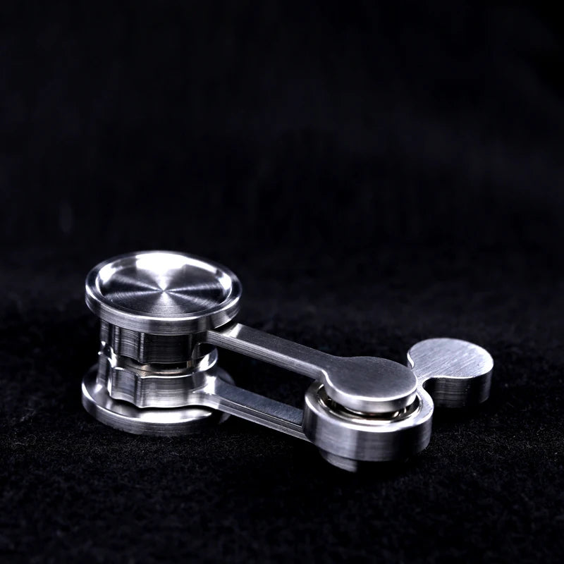 Stainless Steel Foldable Fidget Spinner for Stress Relief and Focus Enhancement