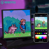 LED Pixel Display 64x64 RGB LED Matrix Panel Programmable Pixel Art Display with Bluetooth App Control