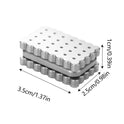 The Biscuits Fidget Slider is a biscuit-shaped, rustproof sensory desk toy (3.5×2.5×1 cm) with wavy edges and a dotted top, labeled in cm/inch. Made in China; color as shown—perfect for kids or as an executive haptic fidget toy.