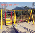 Outdoor Steel Climbing Frame Swing for Children's Sensory Integration Training