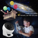 Rotating Starry Sky Projector Night Light with 12 HD Galaxy Discs for Bedroom and Home Decor