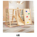 Indoor Wooden Climbing Frame for Kids with Slide and Swing - Sensory Play Set for Development and Fun