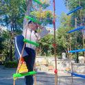 Outdoor Climbing Rope Ladder for Kids - Playground Sensory Integration Training Toy for Backyard Adventures