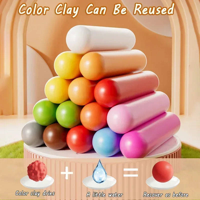 Kids Plasticine Machine Toys DIY Colored Clay Ice Cream Pretend Play Game Simulation Make Hamburger Creative Toy Slime Kit Gifts