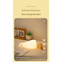 Rechargeable Silicone Duck Night Light for Kids - Creative LED Lamp for Bedroom Decor and Holiday Gifts