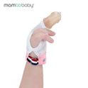 Mambobaby Anti-Nail Biting Gloves with Silicone Finger Cots Stop The Thumb Nail Teether Sucking Habit Teething Mitten Baby Kid