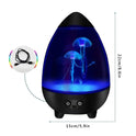 Serene Jellyfish Mood Light - USB Powered Night Lamp for Home and Office Decor