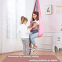 Indoor Sensory Therapy Swing Set for Kids - Portable Yoga Hammock for Autism and Relaxation