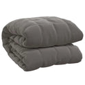 Cozy Gray Weighted Blanket - 86.6x94.5 inches, 24.3 lbs for Ultimate Relaxation and Sleep