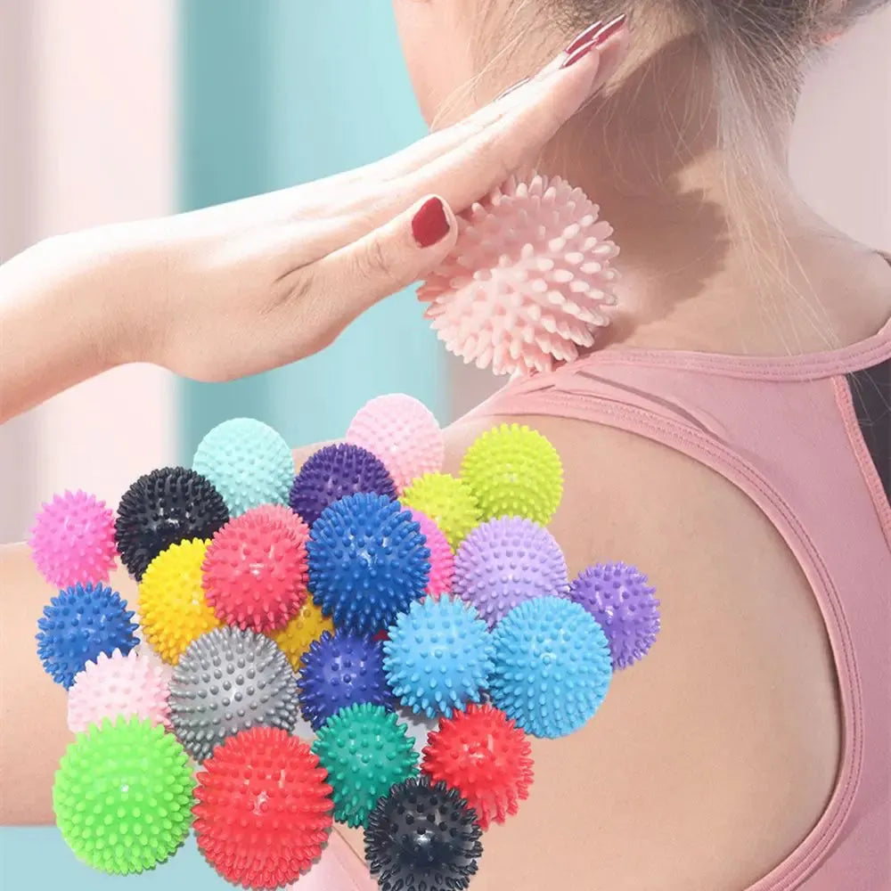 Vibrant Spiky Massage Ball for Deep Tissue Relief and Stress Reduction