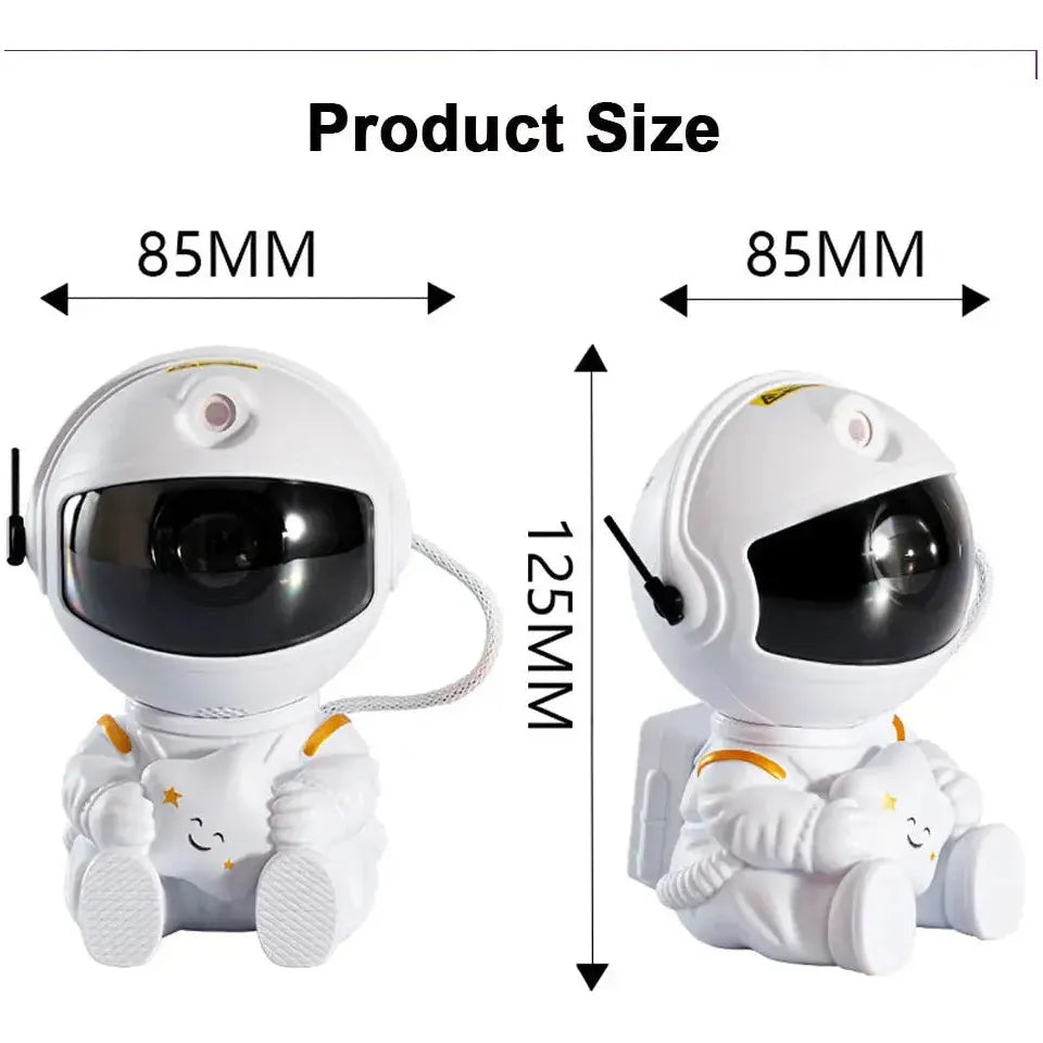 Astronaut Galaxy Night Light Projector for Kids - Remote Control Starry Sky USB Bedroom Decor