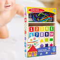 Wooden Lacing Beads and Strings Fine Motor Skills Montessori Educational