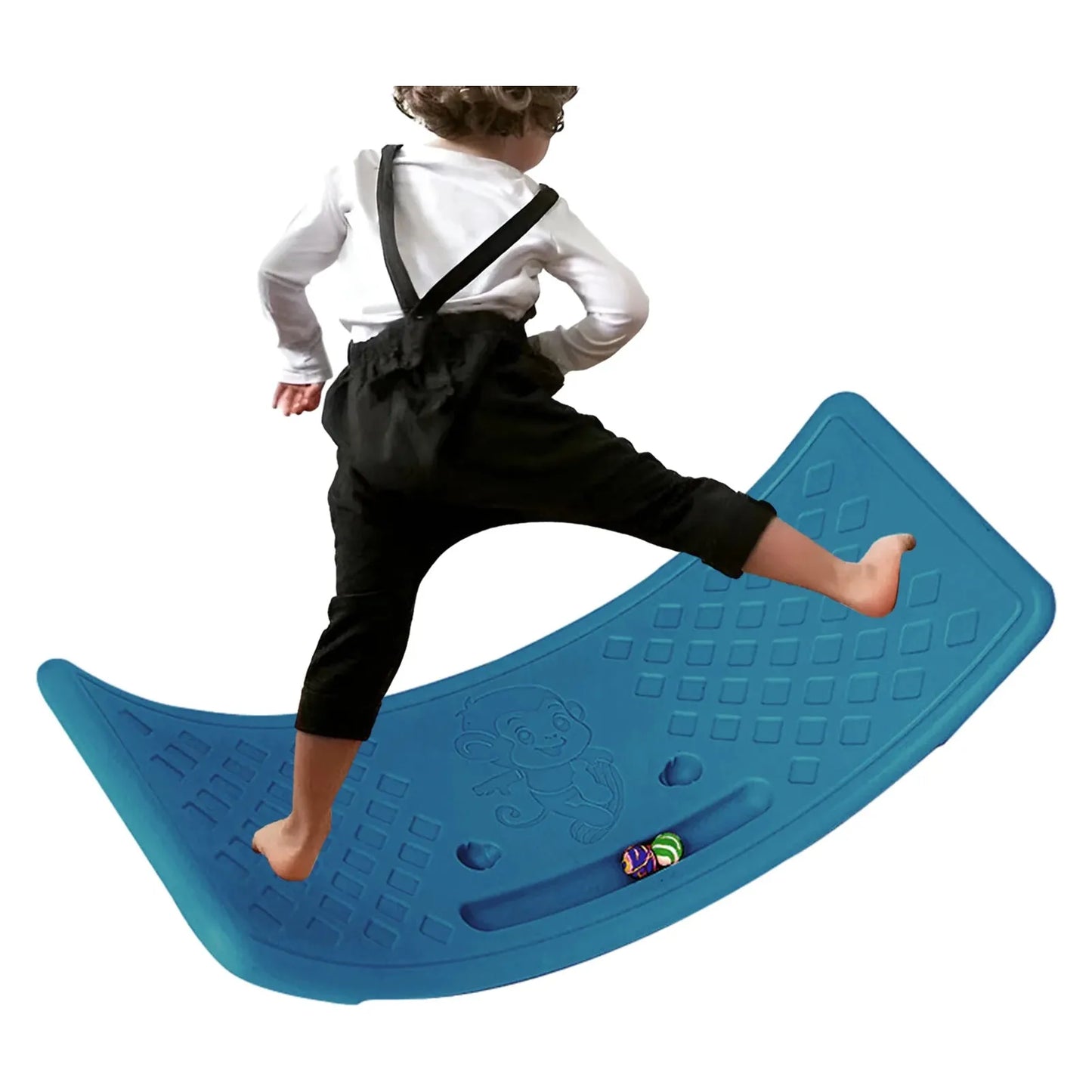 2024 New Balance Sensory Seesaw Toy for Kids - Non-Slip Wobble Board for Balance Training