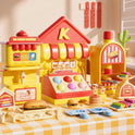 Kids Plasticine Machine Toys DIY Colored Clay Ice Cream Pretend Play Game Simulation Make Hamburger Creative Toy Slime Kit Gifts