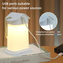 Rechargeable Dimmable Touch LED Night Light USB Table Lamp for Bedroom Decor - Perfect Christmas Gift for Kids