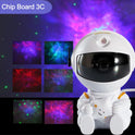 Astronaut Galaxy Night Light Projector for Kids - Remote Control Starry Sky USB Bedroom Decor