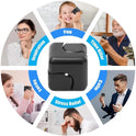 An Infinity Gear Cube Spinner Antistress Toy sits centered in a circular graphic with six photos showing people using the cube for fun, inspiration, focus, stress relief, calm, and as a time killer—all labeled in blue. Made in Mainland China.