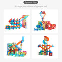 Romboss 171PCS Magnetic Building Blocks and Marble Run Adventure Set for Kids