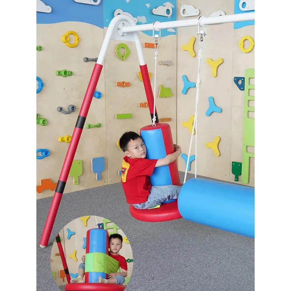 Sensory integration training equipment a cross vertical tube horizontal swing indoor children's climbing sports teaching toys