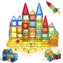 Creative Magnetic Building Blocks Set for Kids - Educational Tiles for Ages 3-8