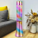 Color-Changing LED Glitter Lava Lamp - 13 Inch Novelty Night Light for Parties and Home Decor