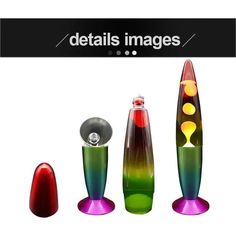 16-Inch Creative Wax Lamp Nightlight - Artistic Lava Lamp for Living Room & Bedroom Ambiance