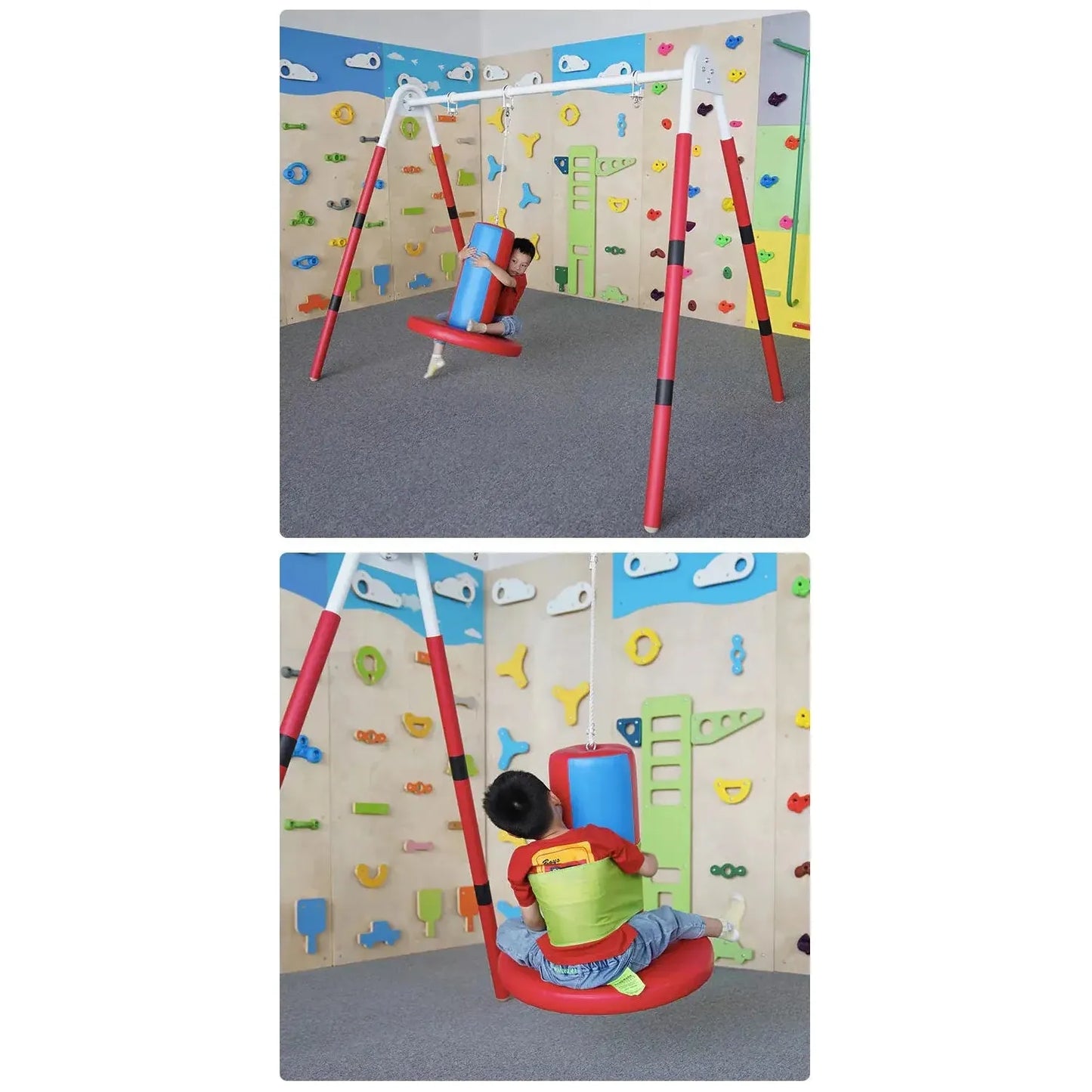 Sensory integration training equipment a cross vertical tube horizontal swing indoor children's climbing sports teaching toys