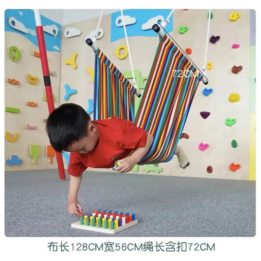 Sensory integration training equipment a cross vertical tube horizontal swing indoor children's climbing sports teaching toys