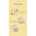 Rechargeable Silicone Duck Night Light for Kids - Creative LED Lamp for Bedroom Decor and Holiday Gifts