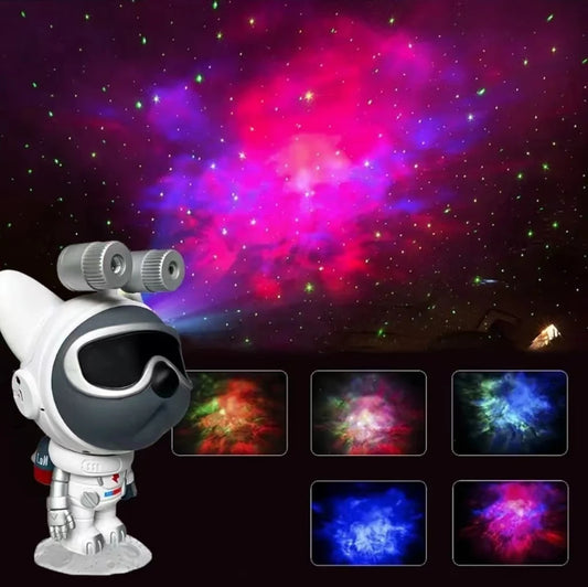 Astronaut Space Dog Galaxy Star Projector Night Light - Enchanting Home Decor and Gift