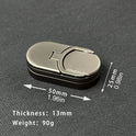 Target Push Slider Fidget Slider Toy Adult Metal Fidget Toy Finger Push Spin Coins Decompression Toys EDC Haptic Slider Gift