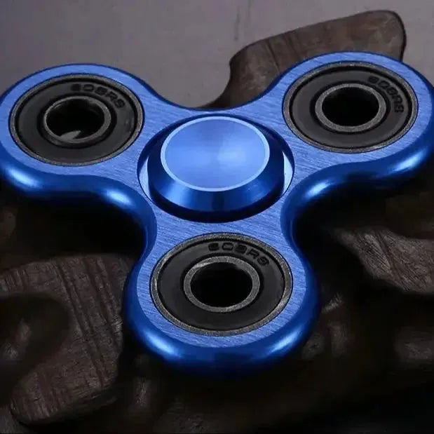 Metal Fidget Spinner Toy - Stress Relief Hand Spinner for Kids and Adults, Perfect Funny Gift