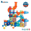 Romboss 171PCS Magnetic Building Blocks and Marble Run Adventure Set for Kids