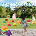 Children's Outdoor Balance Training Foam Stacking Stones - Sensory Play Gift for Babies