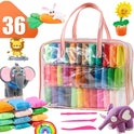 36 Colors Super Light Clay Children Fluffy Soft Plasticine Toy Modelling Diy Play Dough Tools Sets Toys for Kids