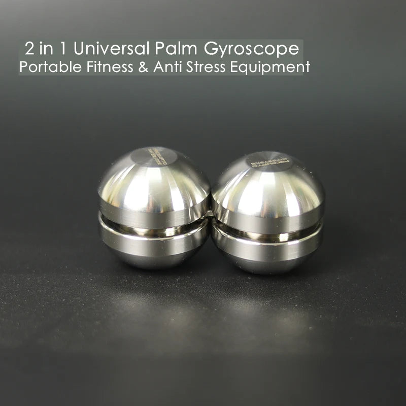 Stainless Steel Gyro Ball for Grip Strength