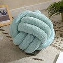 Stylish Eco-Friendly Knotted Ball Plush Pillow - Handcrafted Indeformable Back Support Pillow