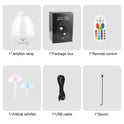 Serene Jellyfish Mood Light - USB Powered Night Lamp for Home and Office Decor